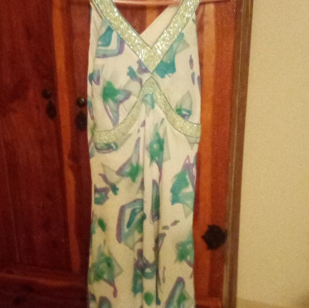 Free style Tropical Woman's Maxi Dress size Lg